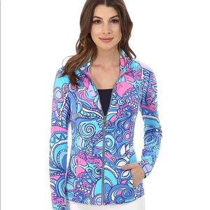Lilly Pulitzer Luxletic Weekender Jacket in Seajewel Fish